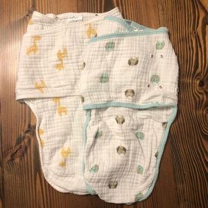 Aden + Anais small/medium size swaddles